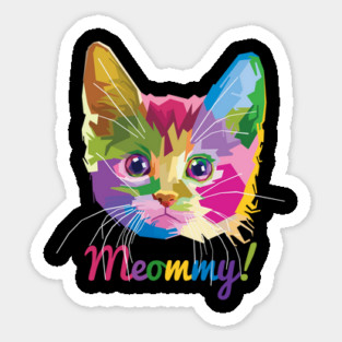Meommy Kitten Sticker