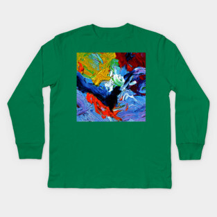 Abstract 2005a Kids Long Sleeve T-Shirt