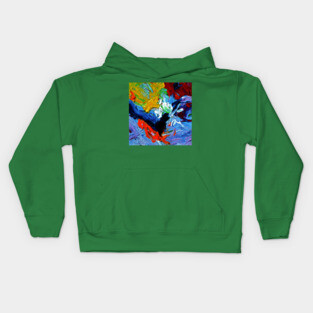 Abstract 2005a Kids Hoodie