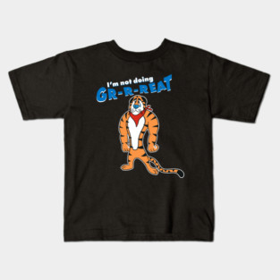 Tony isn't feeling "The Tiger" lately Kids T-Shirt