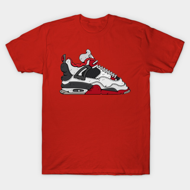 jordan 4 fire red with shorts