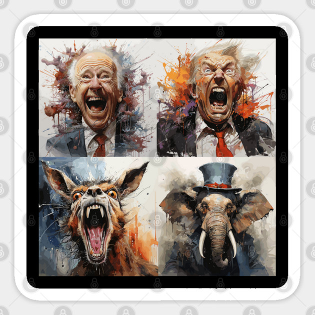 American Politics Sticker by belownormal