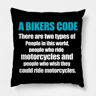 Biker Pillow