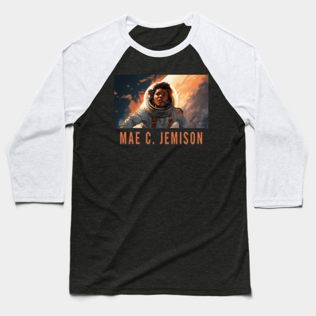 Mae Jemison Baseball T-Shirt by UrbanLifeApparel