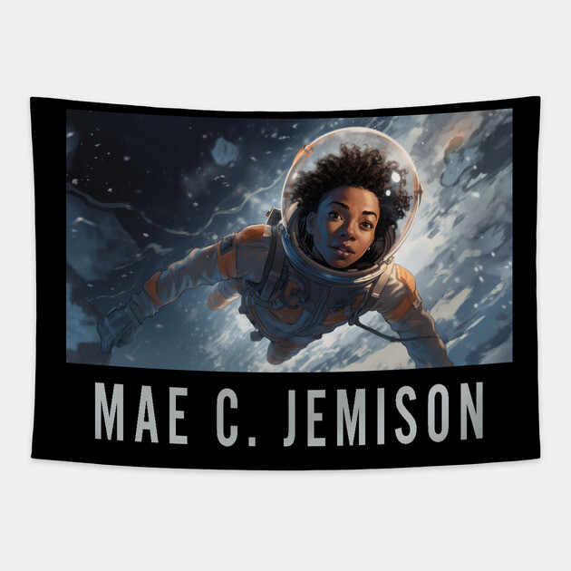 Mae C. Jemison Tapestry by UrbanLifeApparel