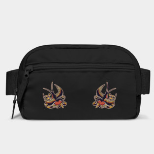 Traditional pair of Sparrows tattoo Bag
