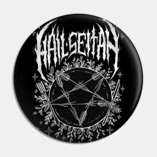 Hail Seitan Pin