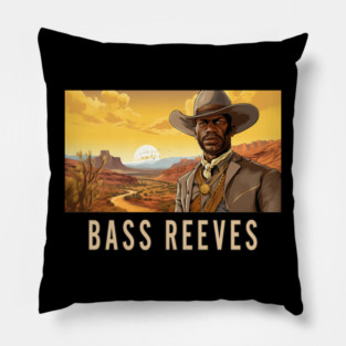 Bass Reeves - The Real Lone Ranger Pillow