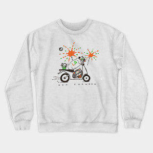Full Moon Party-Goers Crewneck Sweatshirt