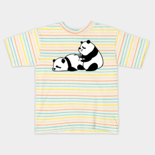 Love Hurts Panda Kids T-Shirt