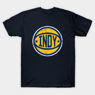 Indy Retro Ball - Navy T-Shirt