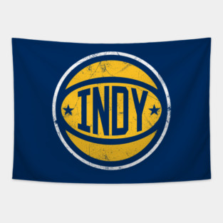 Indy Retro Ball - Navy Tapestry
