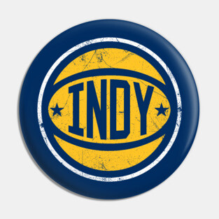 Indy Retro Ball - Navy Pin