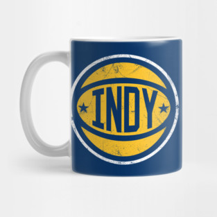 Indy Retro Ball - Navy Mug