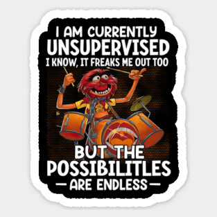 Muppets Emotional Support Animal Sticker