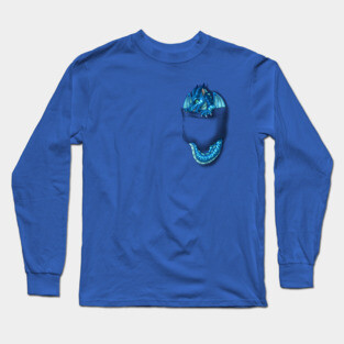 Wings of Fire - Pocket Tsunami Dragon Long Sleeve T-Shirt