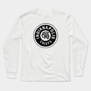 Defunct - Indianapolis Chiefs Hockey 1957 Long Sleeve T-Shirt