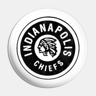 Defunct - Indianapolis Chiefs Hockey 1957 Pin