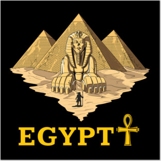 Egyptian Pyramids Sphinx Posters and Art