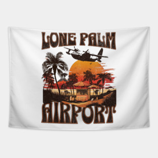 Lone Palm Airport Orlando Florida Bar Tapestry