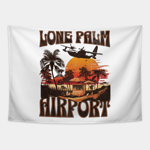Lone Palm Airport Orlando Florida Bar Tapestry by Joaddo