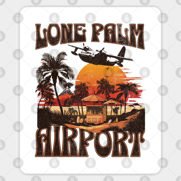 Lone Palm Airport Orlando Florida Bar Sticker by Joaddo