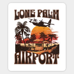 Lone Palm Airport Orlando Florida Bar Magnet