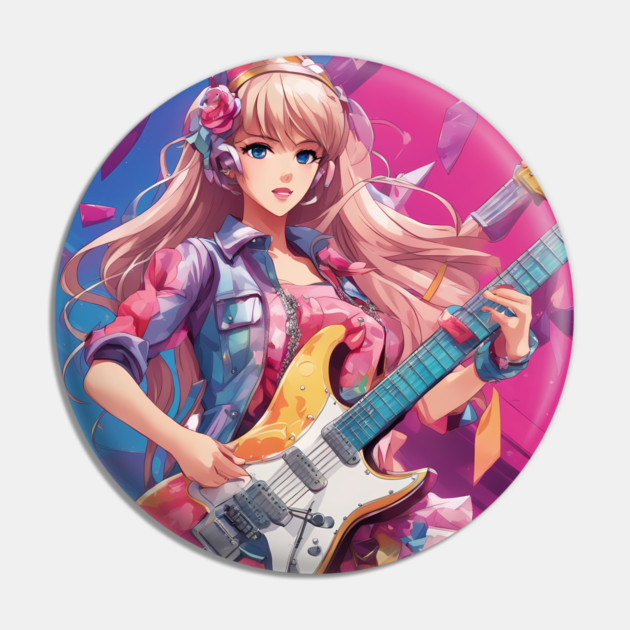 Rockstar anime girl who shreds on the guitar. Pin by animegirlnft
