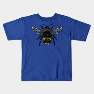 Doodle Bumble Bee Kids T-Shirt