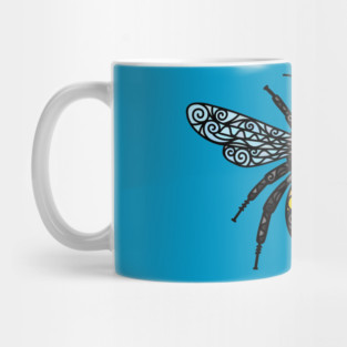 Doodle Bumble Bee Mug