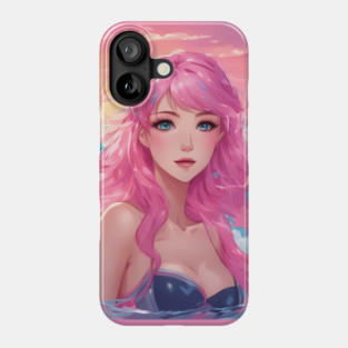 Chibi Cutie Adorable Anime Girl Hot Bikini Sea Sytle Phone Case