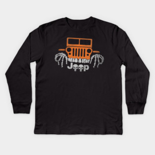 Jeep Wrangler Vintage Kids Long Sleeve T-Shirt
