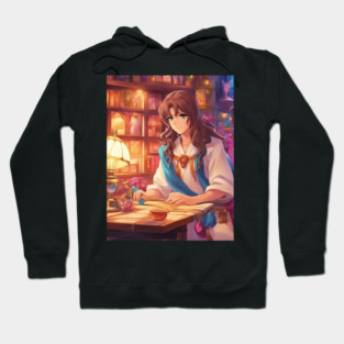 adventures ancient iconic anime with light Hoodie