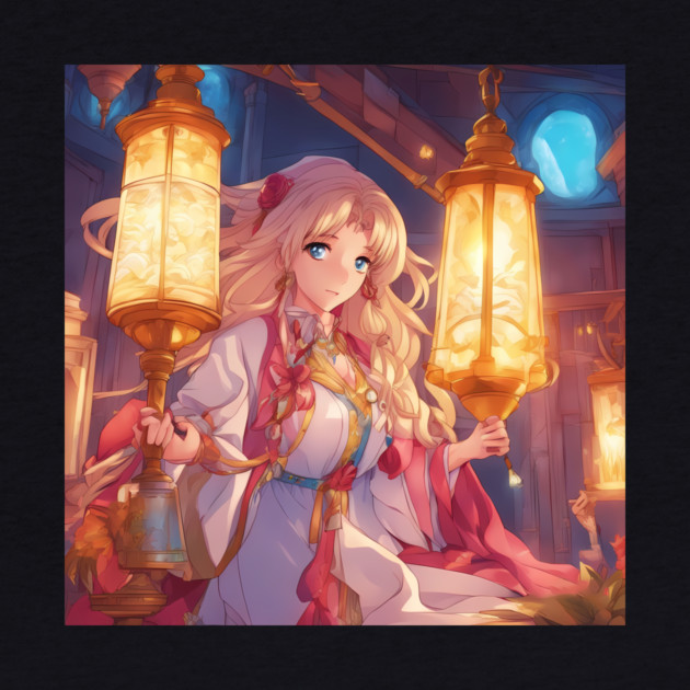 Anime Army handle Light Bold Japanese style ancient by animegirlnft