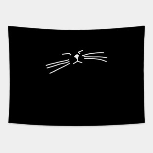 Minimalist Cat Tapestry