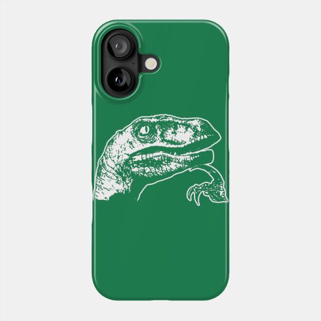 Philosoraptor Meme T-Shirt Phone Case by dumbshirts