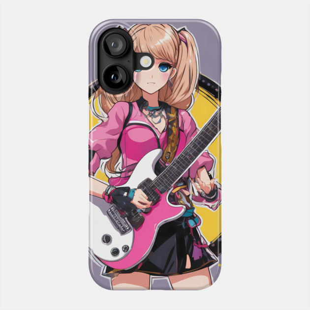 Guitar Legends Girl  Rock  Music Phone Case by animegirlnft