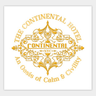 The Continental Hotel Sticker
