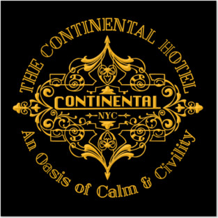The Continental Hotel Posters and Art