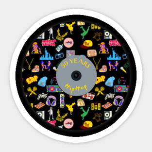 Celebrating 50 Years of Hip-Hop Culture with Iconic Record Art Sticker