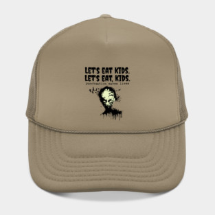 Punctuation Saves Lives, zombie let's eat kids Hat