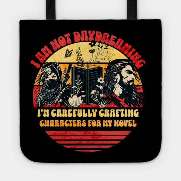 Funny Retro Not Daydreaming Author Tote by H. R. Sinclair