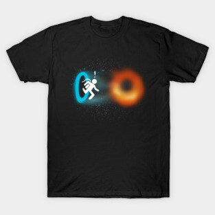 Black portal Video Game - Black Hole Physics - Funny Space T-Shirt