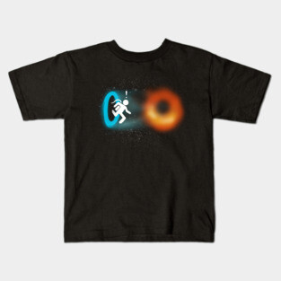 Black portal Video Game - Black Hole Physics - Funny Space Kids T-Shirt