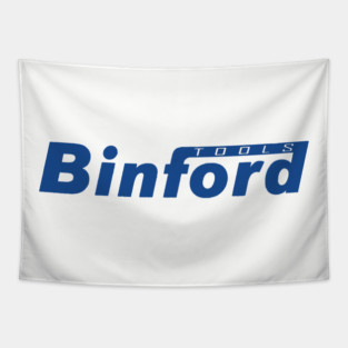 Binford tools classic tool time logo Tapestry