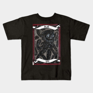 Death - Lovecraft Tarot Card Kids T-Shirt