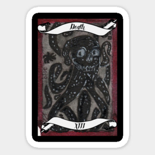 Death - Lovecraft Tarot Card Sticker