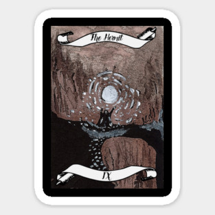 The Hermit - Lovecraft Tarot Card Sticker