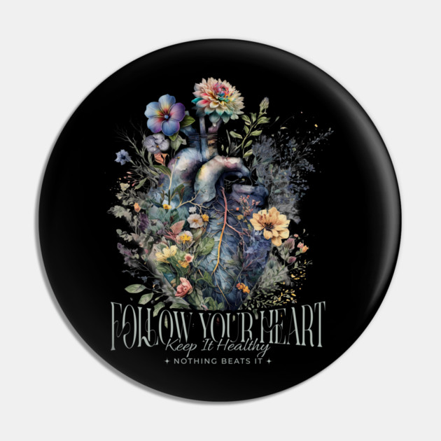 Heart Health Pun Pin by HolidayBug