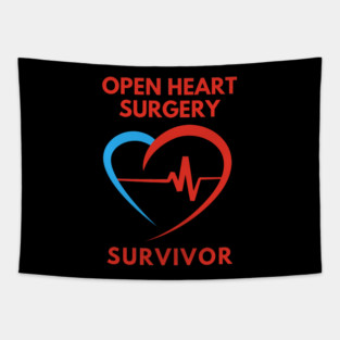 Open Heart Surgery Survivor Tapestry